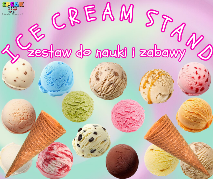ICE CREAM STAND zestaw do nauki i zabawy - Speak UP zdjęcie 1