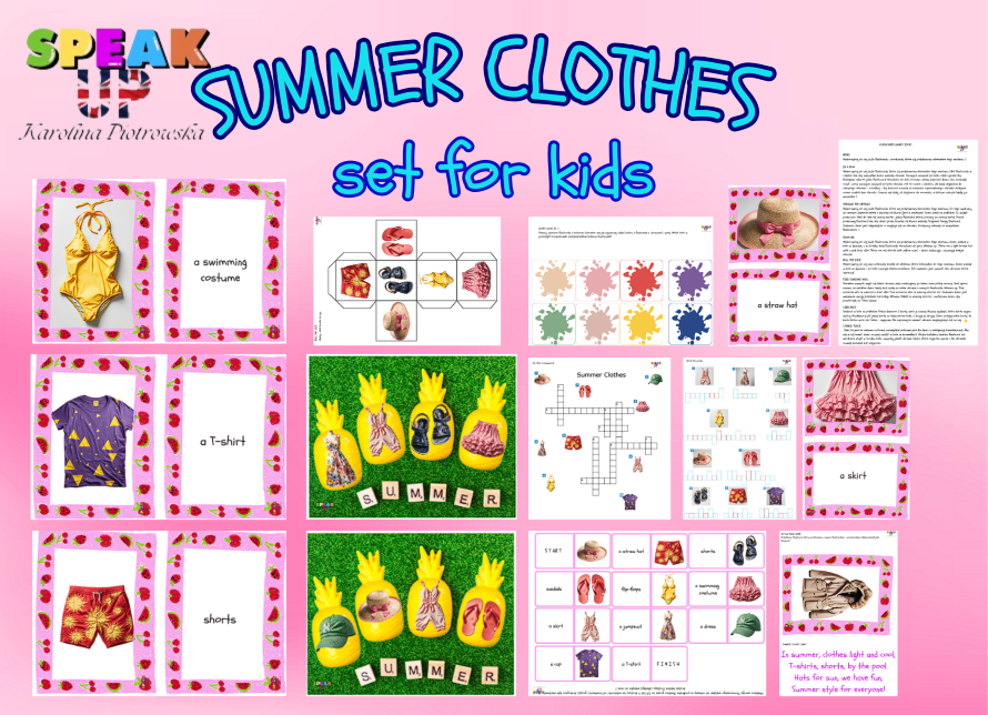 SUMMER CLOTHES set for kids - Speak UP zdjęcie 1