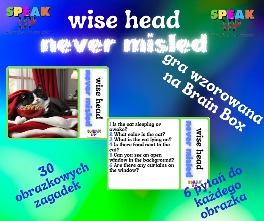 WISE HEAD NEVER MISLED gra wzorowana na Brain Box - Speak UP zdjęcie 1