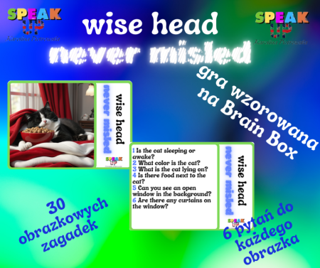 WISE HEAD NEVER MISLED gra wzorowana na Brain Box