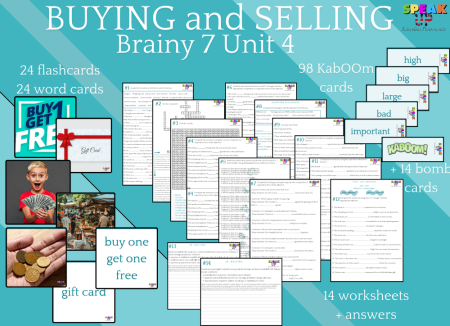 BUYING and SELLING comprehensive SET (brainy 7 unit 4)