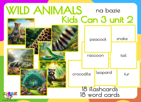 WILD ANIMALS + BODY PARTS + HAVE GOT Kids Can 3 unit 2