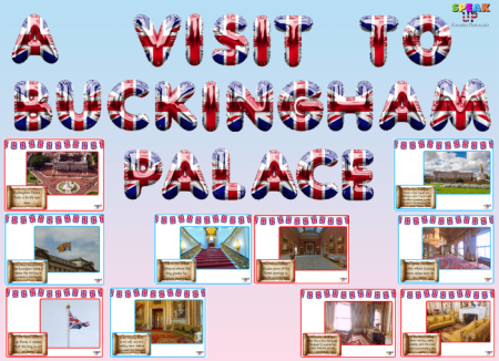 BUCKINGHAM PALACE gazetka ścienna