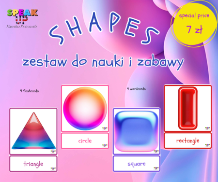 SHAPES - zestaw do nauki i zabawy
