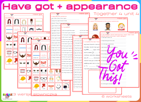 HAVE GOT + APPEARANCE comprehensive set