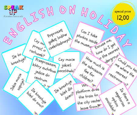 ENGLISH ON HOLIDAY - praktyczne reakcje na wakacyjne sytuacje