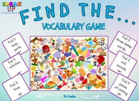 FIND THE... VOCABULARY GAME FOR KIDS