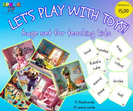 LET'S PLAY WITH TOYS - huge set for teaching children