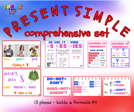 PRESENT SIMPLE kompleksowy zestaw materiałów