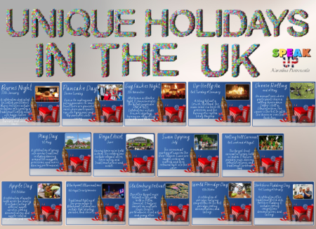 UNIQUE HOLIDAYS IN THE UK - GAZETKA ŚCIENNA