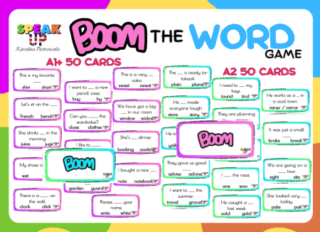 BOOM the WORD game A1+/A2