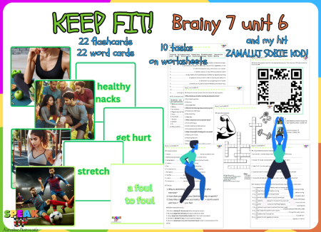 KEEP FIT Brainy 7 unit 6 zestaw materiałów rozwijających
