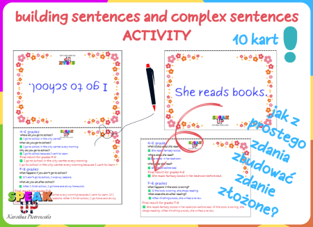 Building sentences and complex sentences ACTIVITY budowanie zdań złożonych