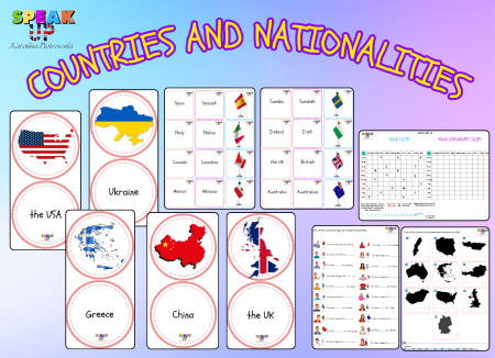 COUNTRIES AND NATIONALITIES SET