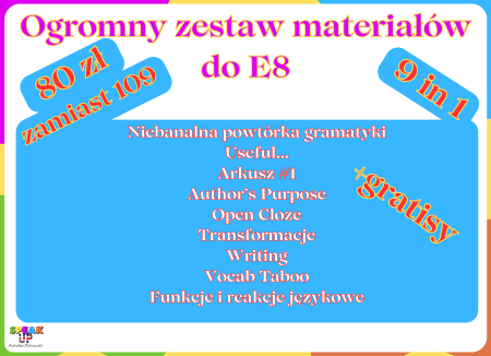E8 OGROMNY ZESTAW MATERIAŁÓW 9 IN 1