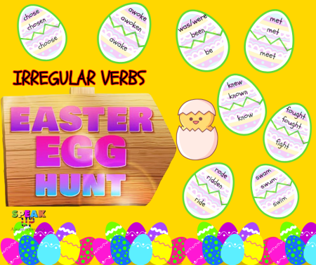 EASTER EGG HUNT IRREGULAR VERBS
