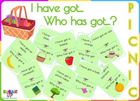 I have got... Who has got...? PICNIC game