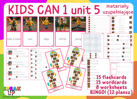 KIDS CAN 1 unit 5 What can you do in your park?