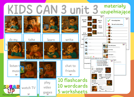 KIDS CAN 3 unit 3 technology - materiały uzupeniające