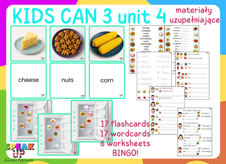 KIDS CAN 3 unit 4 What's in the food we eat?