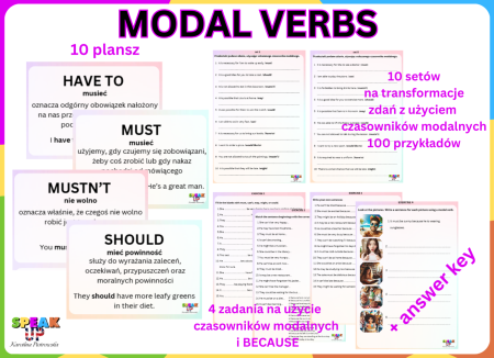 MODAL VERBS transformacje i dokańczanie zdań