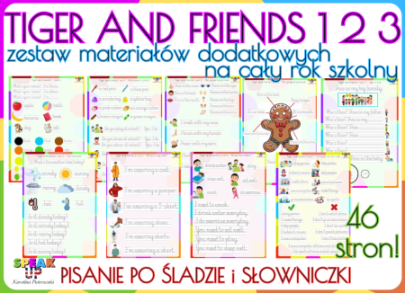 TIGER AND FRIENDS zestaw materiałów na CAŁY ROK!