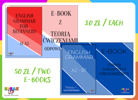 TWO GRAMMAR E-BOOKS - A1-A2 and A2-B1