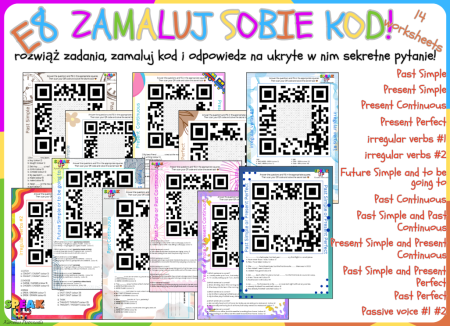  ZAMALUJ SOBIE KOD! #2 14 setów z kodami QR E8 GRAMMAR