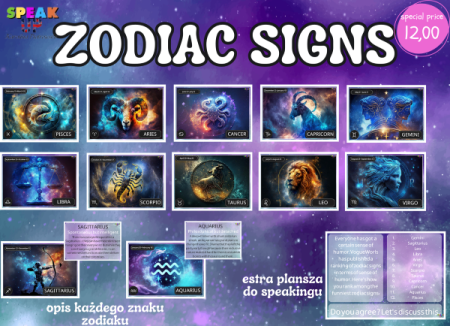 ZODIAC SIGNS gazetka + zajęcia