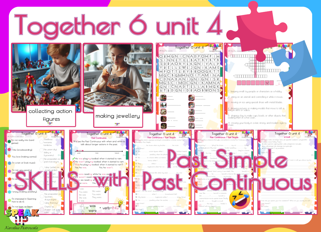 TOGETHER 6 UNIT 4  - skills + Past Simple / Past Continuous - Speak UP zdjęcie 1